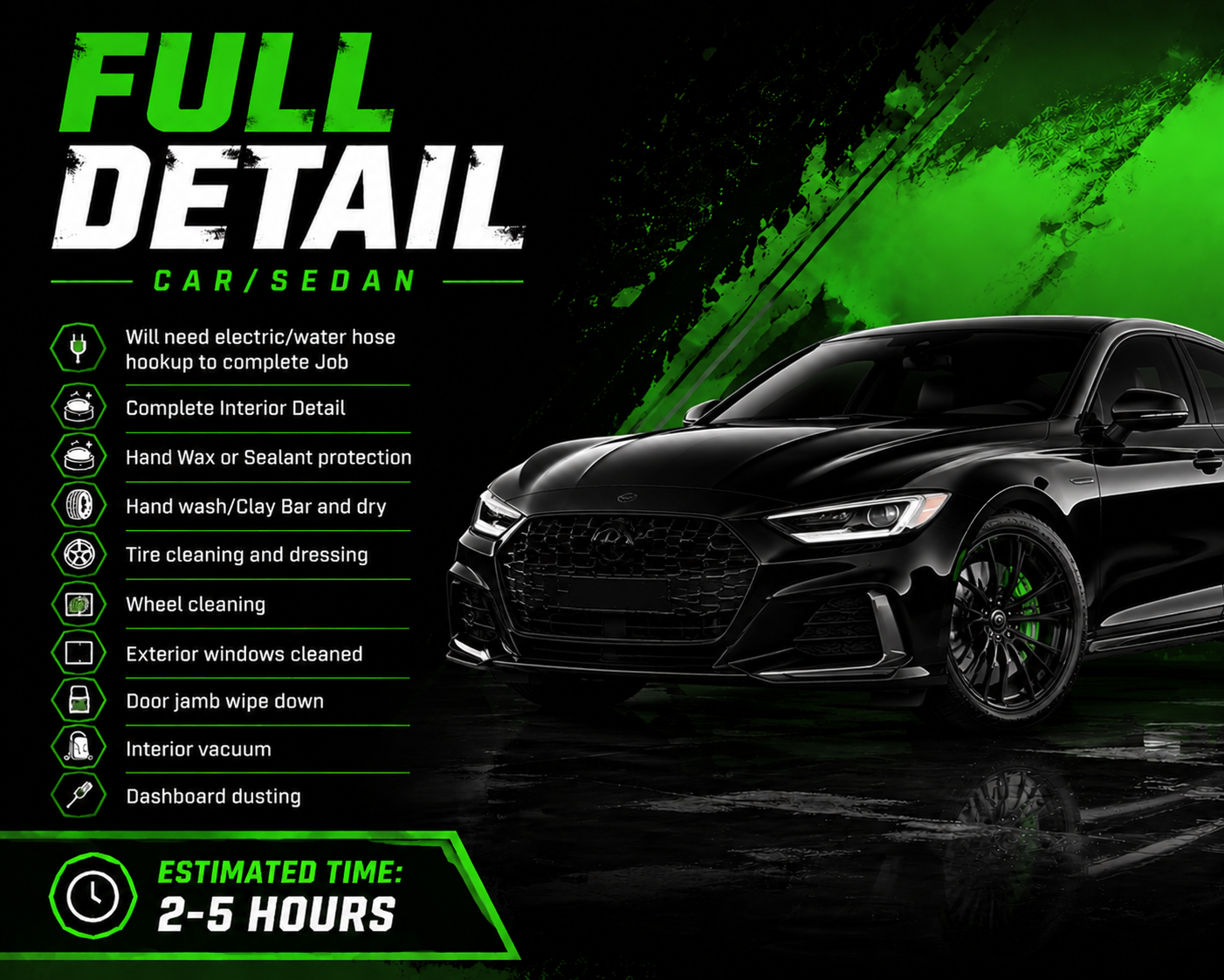 Full Detail (Car/Sedan)