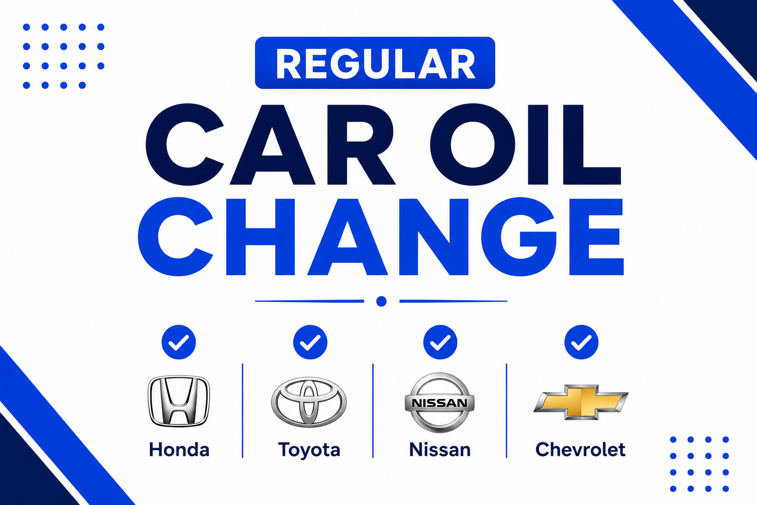 Regular Car (Oil Change)